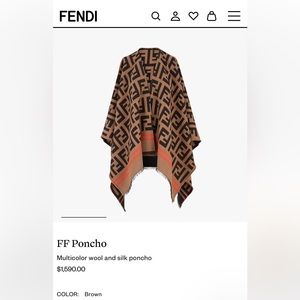 Fendi Poncho